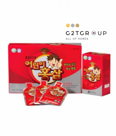 Nước hồng sâm trẻ em Cheong Kun Dang hộp 30 gói