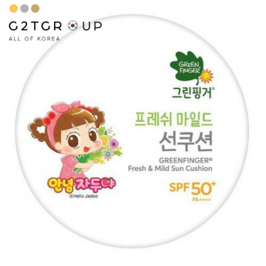 Kem chống nắng dành cho bé GreenFinger Fresh & Mild Sun Cushion SPF 50+ 12g
