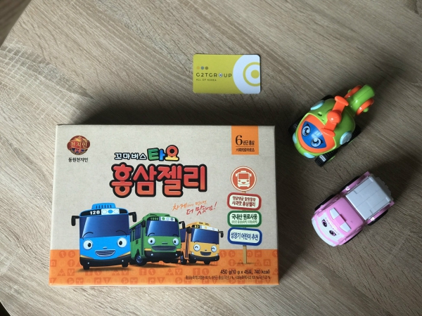 Thạch hồng sâm cho bé Hàn Quốc