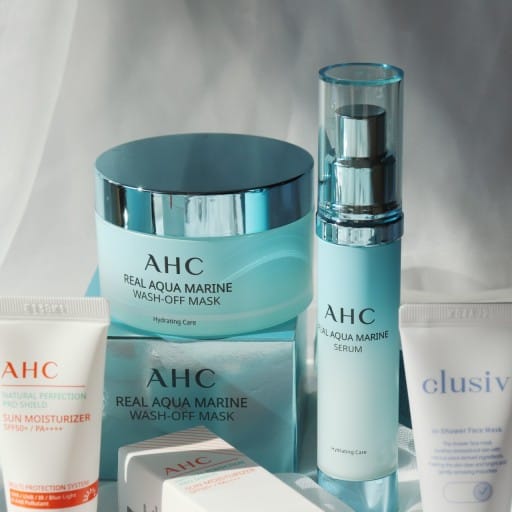 Set dưỡng da A.H.C Aqua Marine combo Cream & Serum