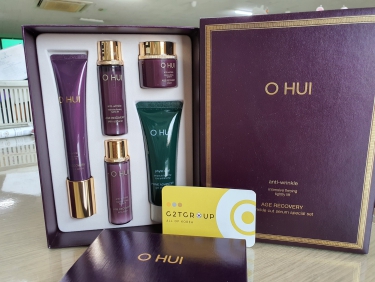 Bộ kem đặc trị vùng mắt Ohui Age Recovery Wrinkle Cut Serum