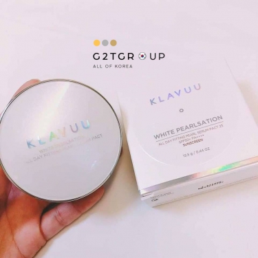 Phấn tươi Klavuu White Pearlsation All Day Fitting Pearl Serum Pact spf50+ pa+++