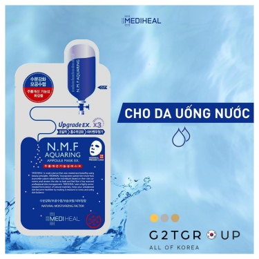 Mặt nạ Mediheal-N.M.F Aquaring Ampoule Mask Ex - Xanh Dương