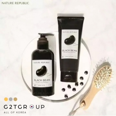 Bộ dầu gội đen tóc, chống rụng tóc Nature Republic Black Bean Anti Hair Loss Shampoo