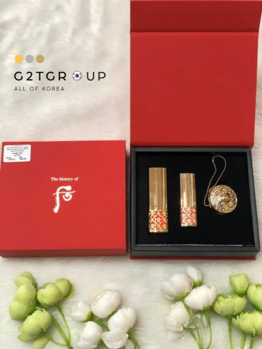 Set son lì mềm mịn Whoo Velvet Lip Rouge Limited 2020