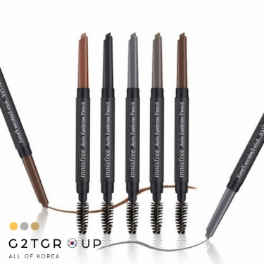Chì Kẻ Mày Innisfree Auto Eyebrow Pencil Vỏ Đen