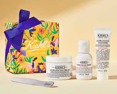 Gift set Kiehl's Ultra Facial cấp ẩm 24h và dưỡng da căng bóng