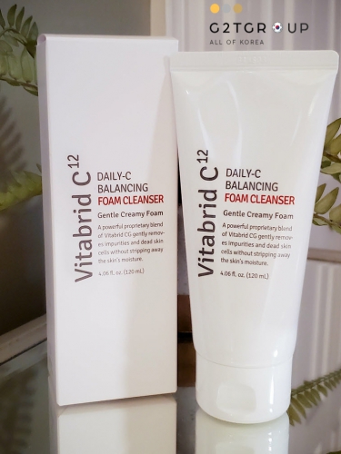 Sữa rửa mặt Vitabrid C12 Daily-C Balancing Foam Cleanser