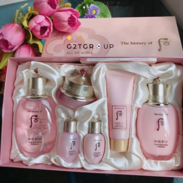 Set Whoo Gongjinhyang Soo Hydrating 6sp Cung Cấp Dưỡng Chất, Cân Bằng Độ Ẩm Và Dưỡng Sáng Da Làm Mịn Nếp Da