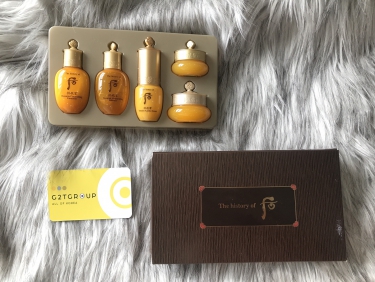 Bộ dưỡng chống lão hóa cao cấp Whoo Gongjinghyang Special Gift set 5 sản phẩm