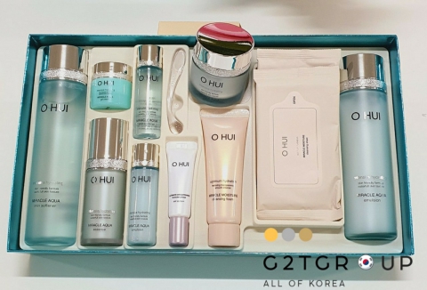 Bộ dưỡng Ohui Miracle Aqua special set set Ohui cung cấp nước cho da nhờn, nhạy cảm