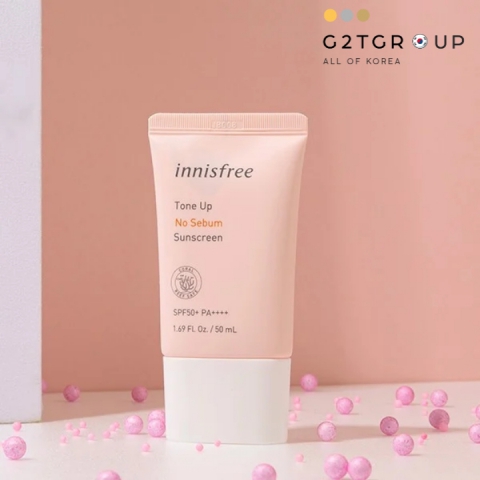 Kem chống nắng Innisfree Tone Up No Sebum Suncreen SPF50 PA+++