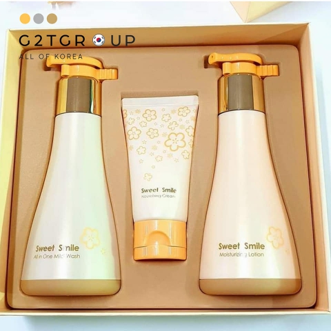 Bộ sữa tắm và kem dưỡng thể cho bé Sum Sweet Smile
