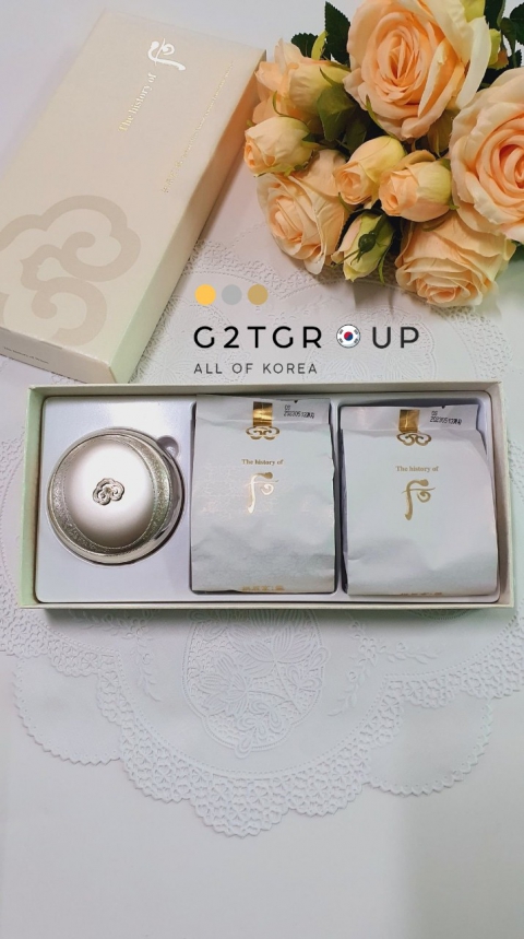 Set Whoo Cushion trắng 3 lõi - Dưỡng Trắng Whoo Radiant White Moisture Cushion Foundation