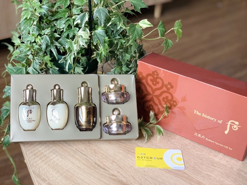 Bộ Sản Phẩm Dưỡng Da Tái Sinh Whoo Radiant Special Gift Set 5 món