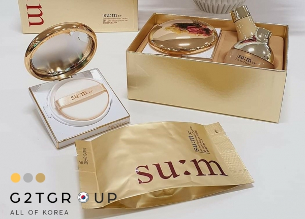 Set phấn ướt “nước thần” Sum37 Secret Essence Cushion phiên bản 2021