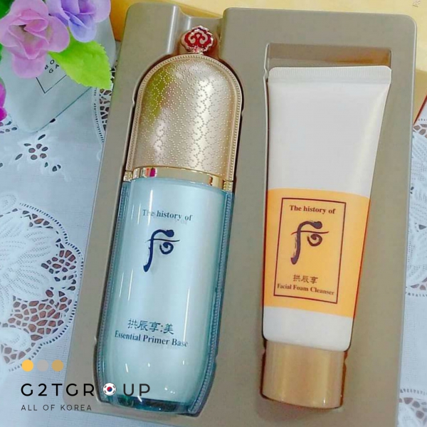 Set Kem Lót Whoo Essential Primer Base dành cho da dầu