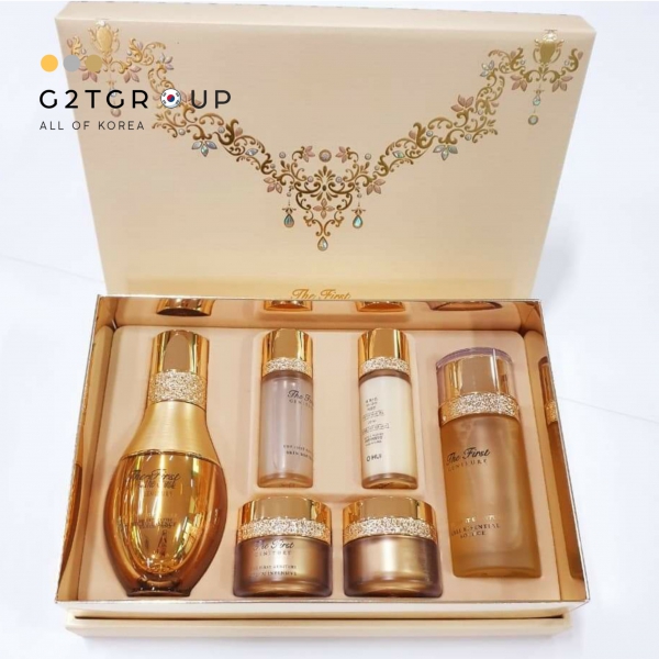 Bộ dưỡng tái sinh da 6 món toàn diện OHUI The First Geniture Cream Intensive Special Set