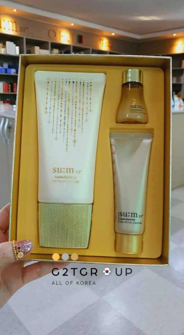 Set sữa rửa mặt Sum Losec Summa Elixir Foam Cleanser 2020