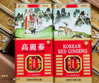 Hồng sâm khô hộp thiếc Insam 