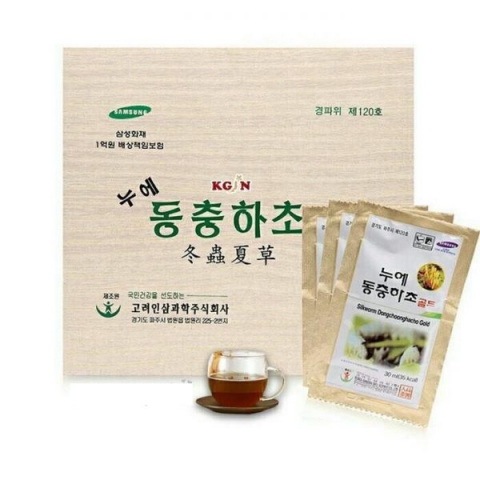 Đông trùng hạ thảo dạng nước Sam Sung hộp 60 gói