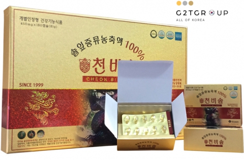 Tinh dầu thông đỏ chính phủ Hàn Quốc Cheon Bi Sol cao cấp