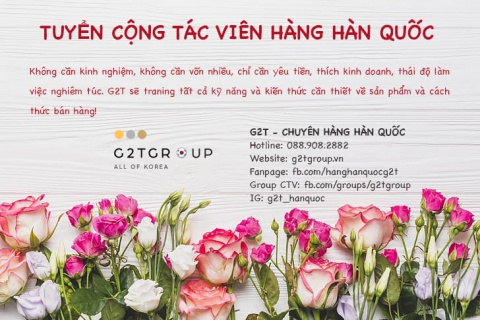 Tuyển cộng tác viên G2T