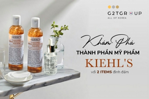 Săm soi thành phần mỹ phẩm Kiehl's với 2 items đình đám serum và toner
