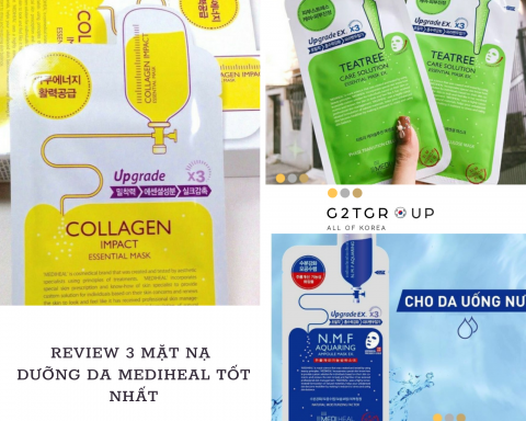 Review tất tần tật 3 loại mặt nạ dưỡng da Mediheal tốt nhất